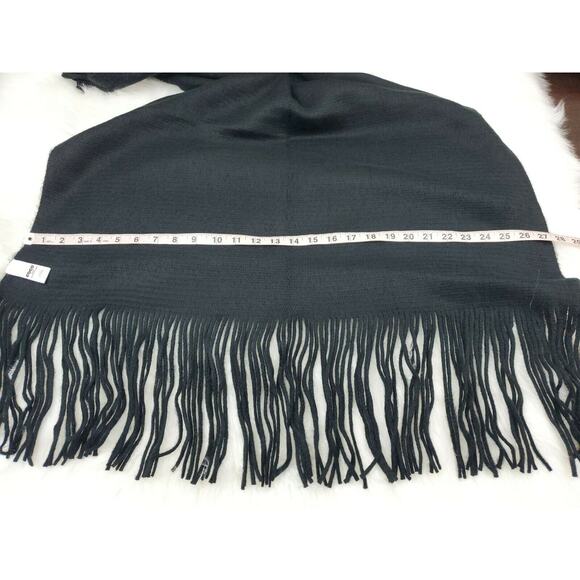 Pittsburgh Steelers Blanket Scarf NFL 81" x 27" FOCO Black Oversized Fringed - Picture 3 of 3